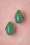 Molly Earrings Années 60 en Doré et Vert