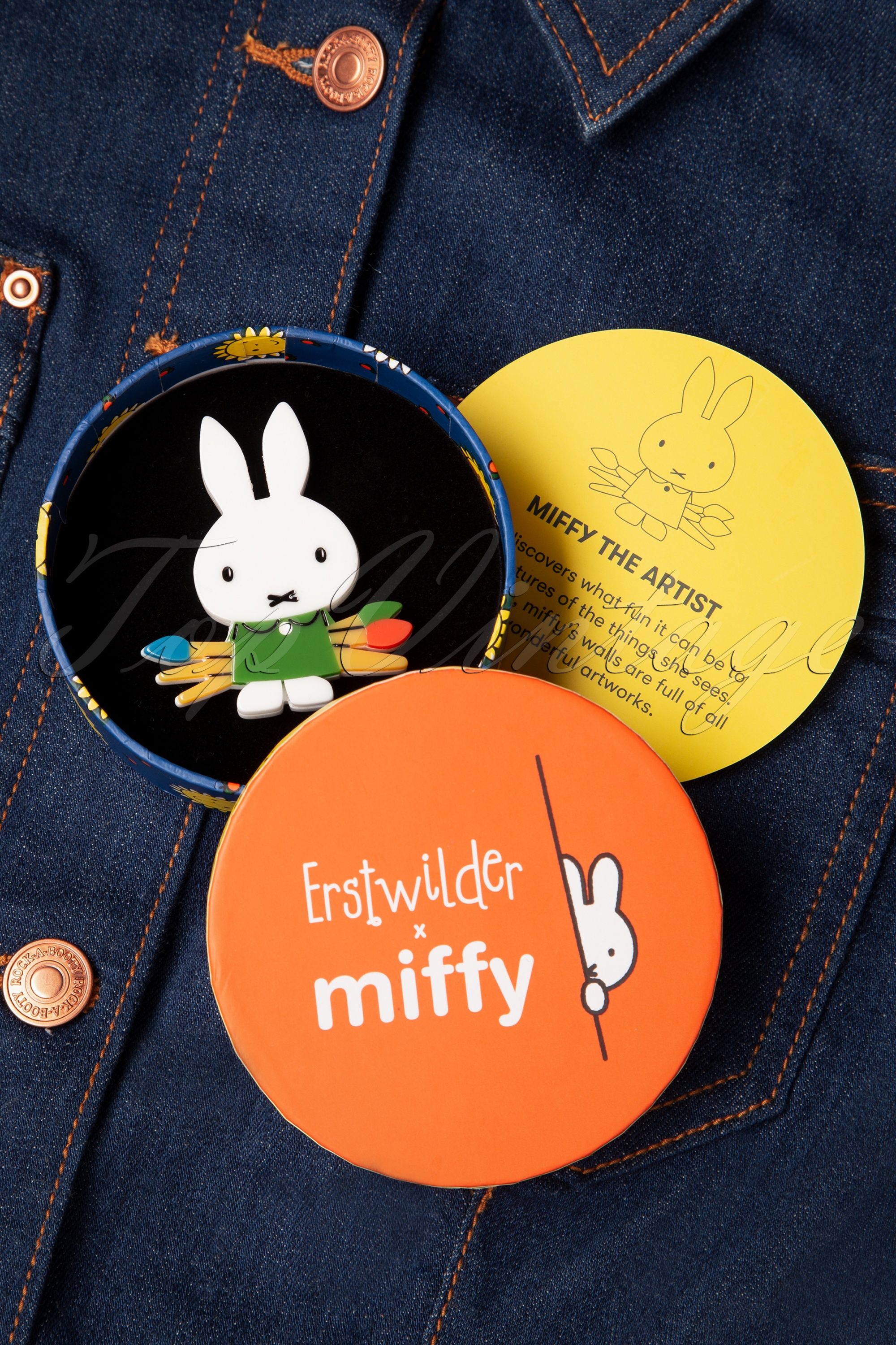 Erstwilder - Miffy the Artist Broche 2