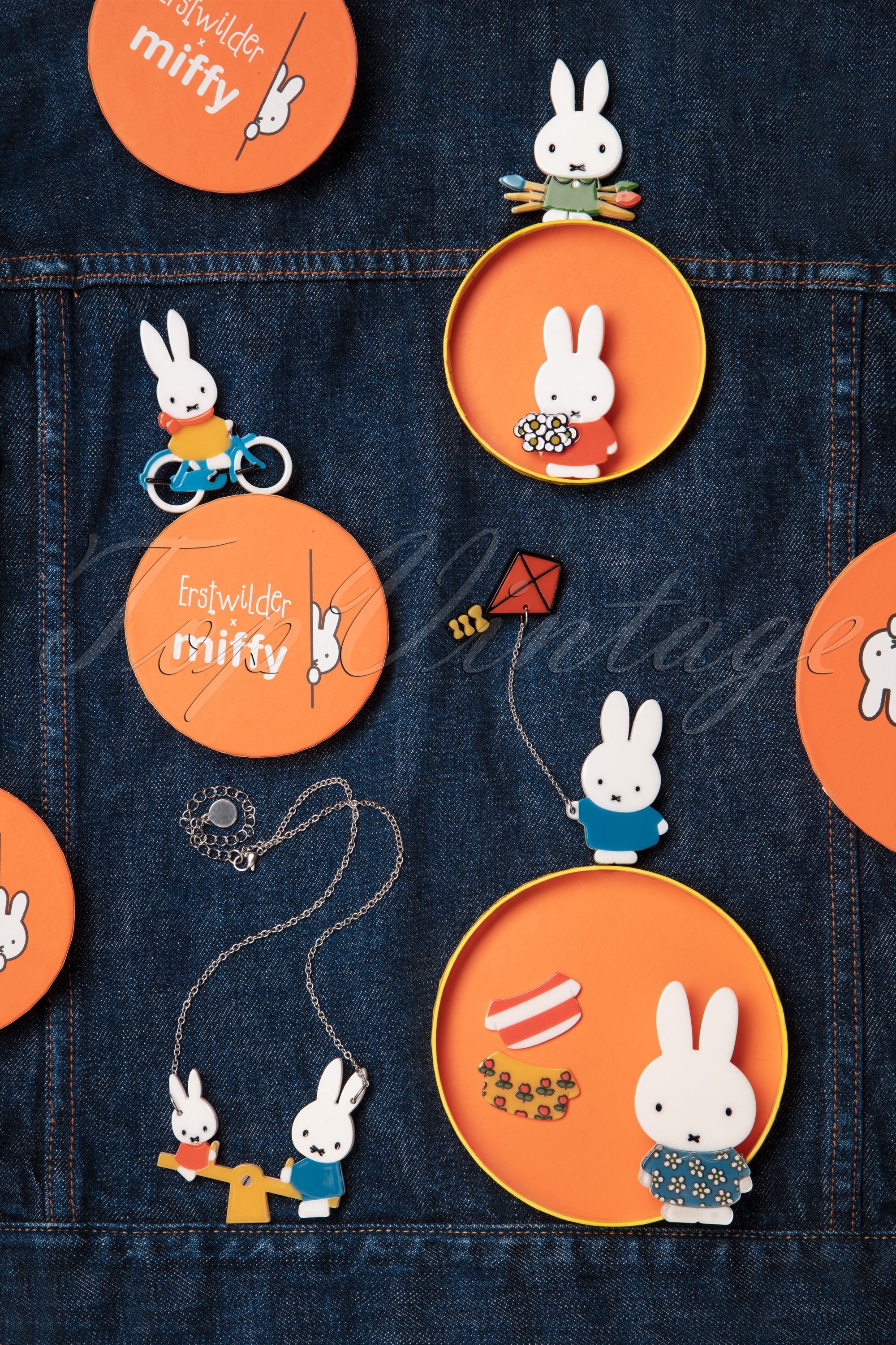 Erstwilder - Miffy Flies a Kite broche 4