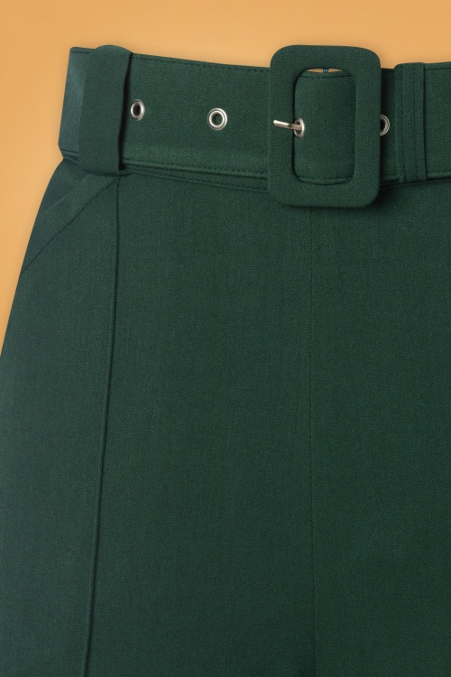 Miss Candyfloss - TopVintage exclusive ~ 50s Melissa Lee High Waist Pants in Green 3