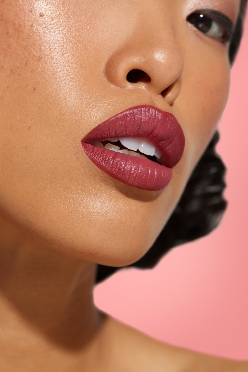 Bésame Cosmetics - Classic Colour Lipstick in Dusty Rose 4