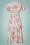 Vintage Chic 46292 Dress Swing White Floral 230103 605W