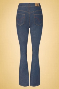 Rock-a-Booty - Rosa Jeans in denimblauw 5
