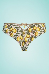 Marlies Dekkers - Mambo Amalfi Lemon Print Butterfly Briefs in Cream 4