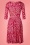Vintage Chic 46453 Dress Swing Hearts Pink 230112 508