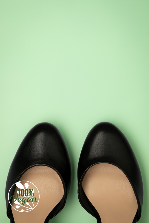 Tamaris - 50s Tiffany Classy Pumps in Matte black 3