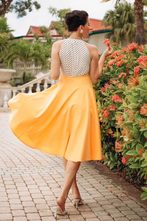 Vintage Diva 41427 Maria Grazia Swingdress Yellow 12202021 003M