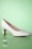 40s Sally Pumps in Matte Off White