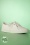 50s Chloe Canvas Sneakers in Off White