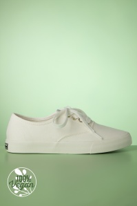 Tamaris - 50s Chloe Canvas Sneakers in Off White