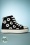 Ruby Shoo - 50s Cassie High Top Floral Sneakers in Black 2