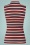 King Louie 44719 Lily Turtleneck Turtle Top Ocra Stripe Poppy Red Pink Blue Black White Shirt 221212 605W