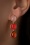 Glamfemme 46589 Golden Red Earrings  230117 500