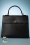 50s Versailles Handbag in Midnight Black