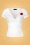 Vintage Diva  - The Giulia Top en Blanc 2