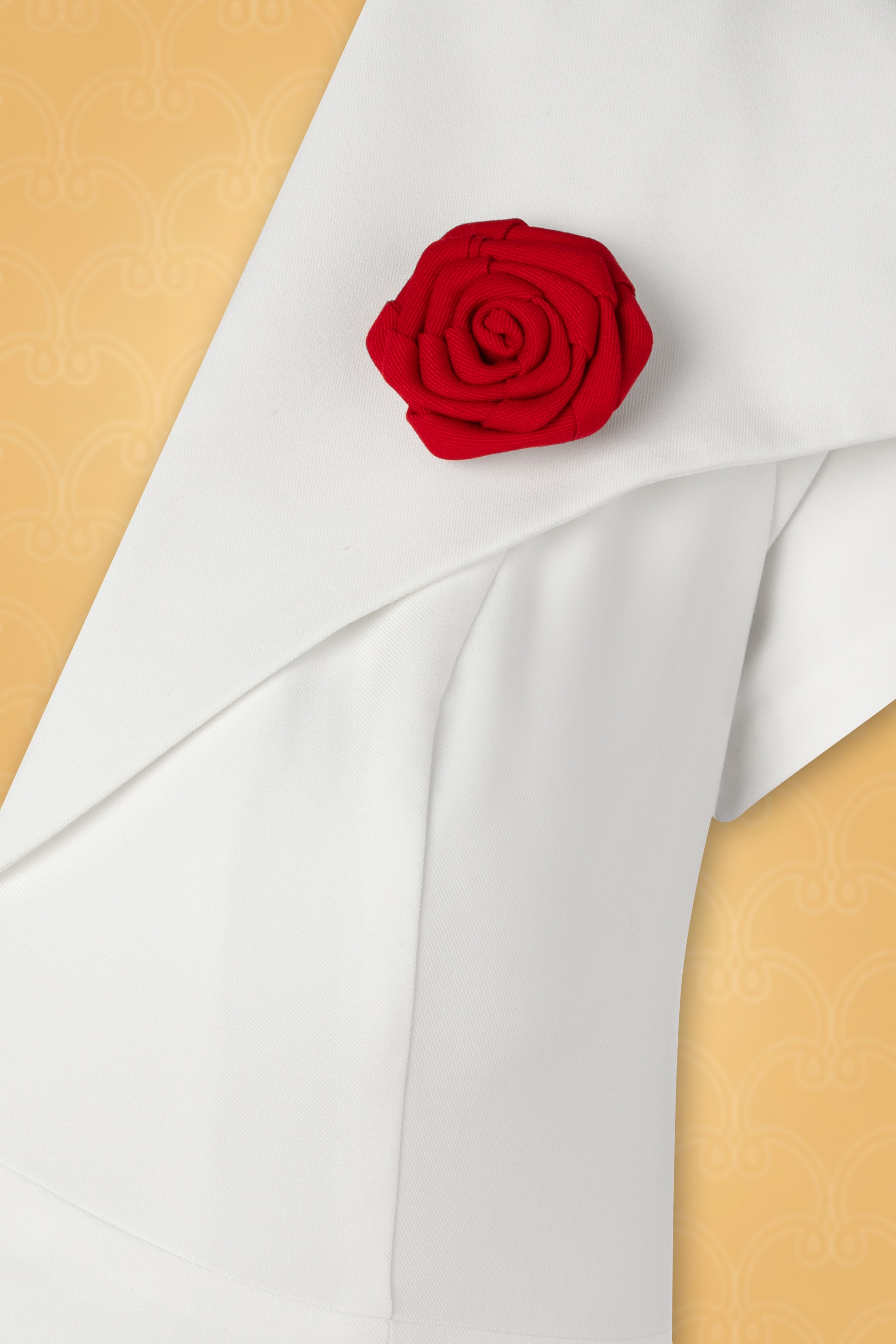 Vintage Diva The Giulia top in wit Shop bij Topvintage