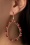 Beaded Drop Earrings Années 60 en Fuchsia