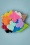 Rainbow Heartfelt Hydrangea Brooch