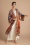 Powder 46294 Long Kimono Trailing Orange 20230119 022LW