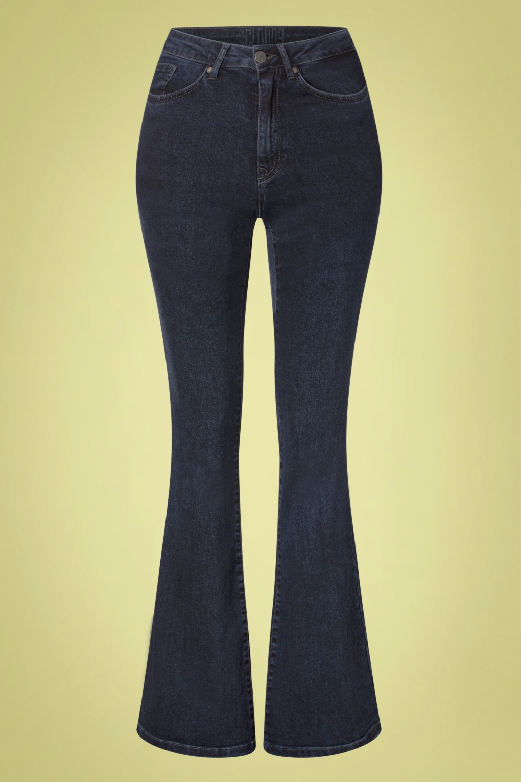 Cloud9 | 70s Dora Flared Jeans in Mid Blue
