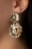 60s Sunflower Earrings in Gold