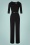 50s Jenice Jumpsuit in Black