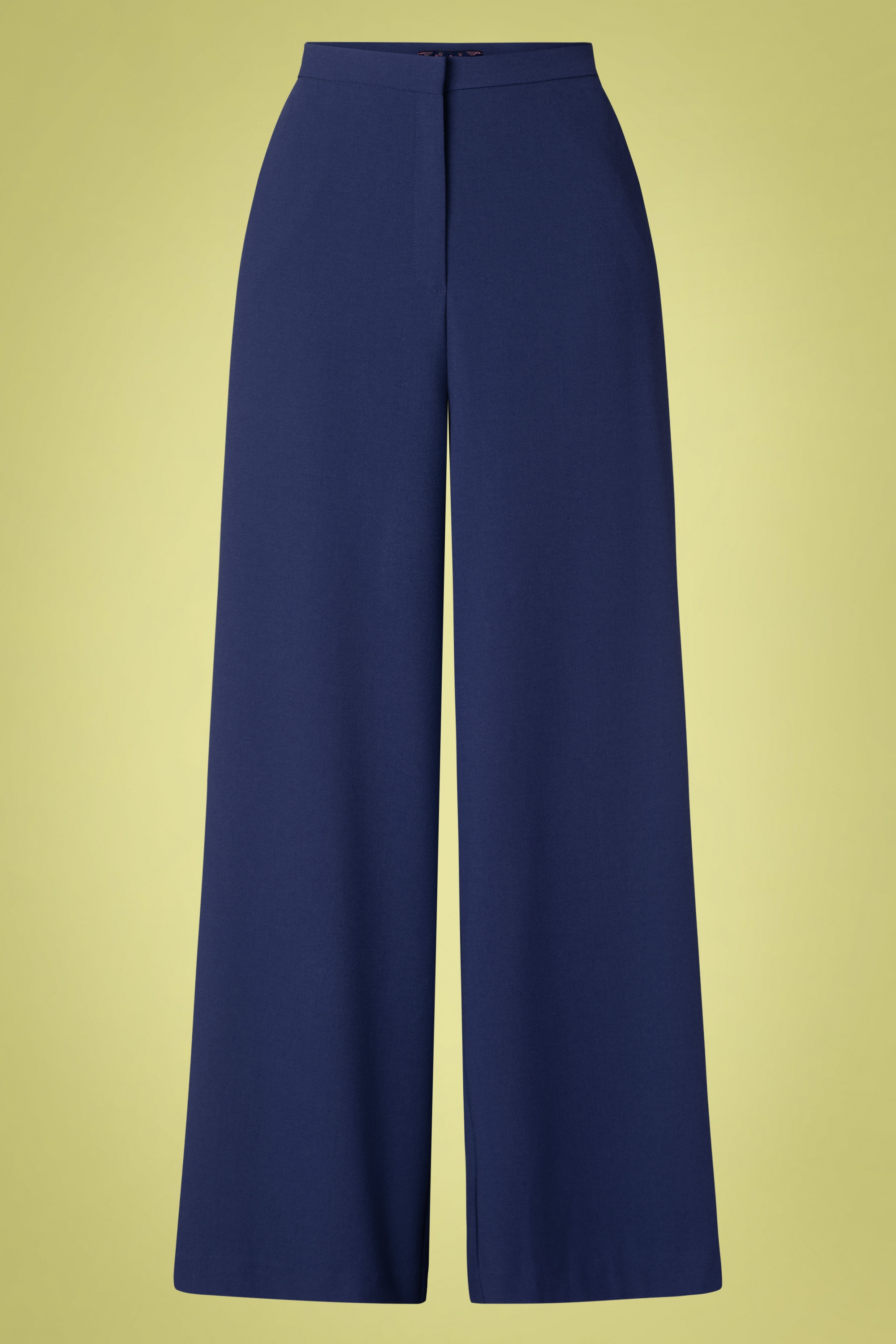 King Louie Peppa Pants Woven Crepe in Dazzling Blue Shop at Topvintage