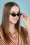 Topvintage Boutique Collection - Cat Eye Sonnenbrille in Schwarz