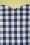 Banned Retro - Row Boat Date Check Swing Dress in Blue and White 4