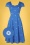 Banned 45774 Dress Swing Blue daisy 221130 506Z
