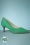 50s Cato Kitten Heels in Green