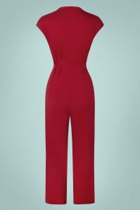 King Louie - Jimie Burla Jumpsuit in Cherry Red 3