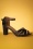 Myra High Heeled Sandals in Black