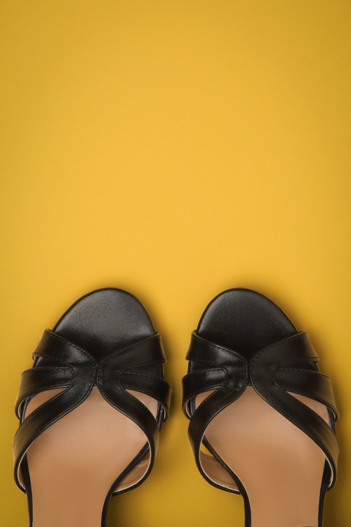 Poti Pati - Myra sandalen met hoge hakken in zwart 2