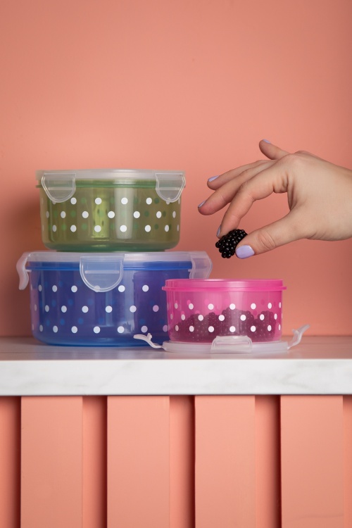 Rice - Dotted Lunchboxes - Set of 3 2