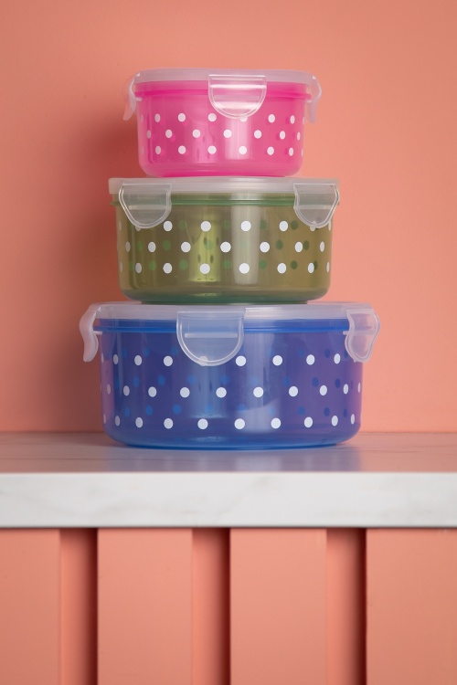Rice - Dotted Lunchboxes - Set of 3