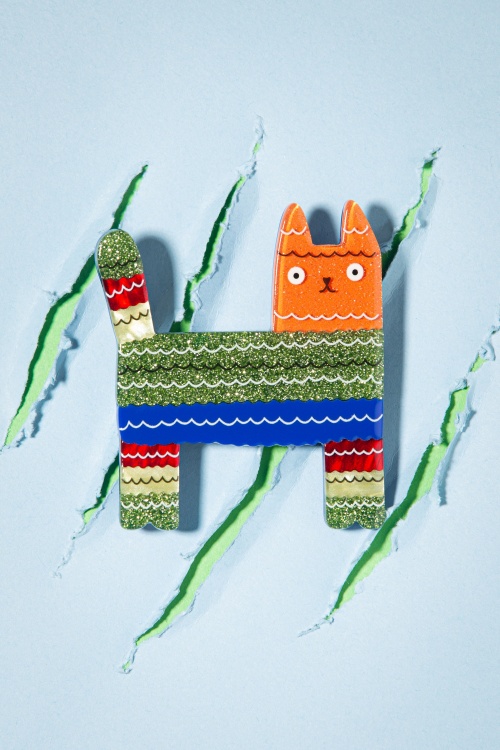 Erstwilder - Piñata Cat Brooch