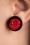 Sweet Cherry 46646 Oorbel Rose Red Black Earrings 230202 402