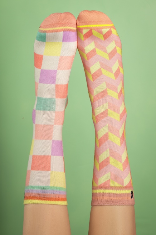 XPOOOS - &C Checkerboard Madness Socks 3