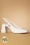Maddy Patent Slingback Pumps in Off White