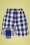 Banned 45533 shorts white blue squares 230206 500Z
