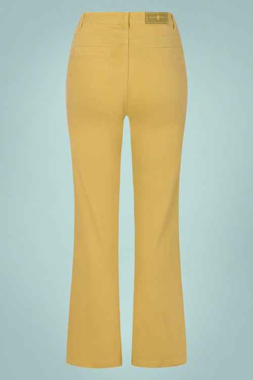 Surkana - Betsy Bell Bottom Trousers en Jaune 2
