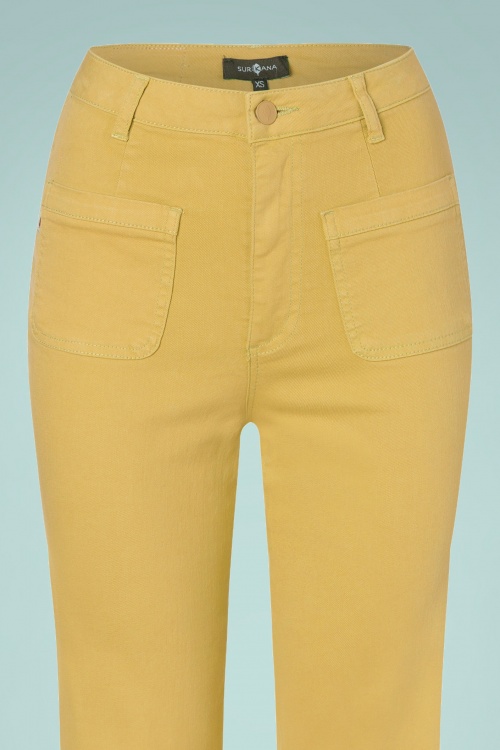 Surkana - Betsy Bell Bottom Trousers in Yellow 3