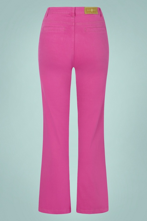 Surkana 45481 Jeans Pink Flared 020822 607W