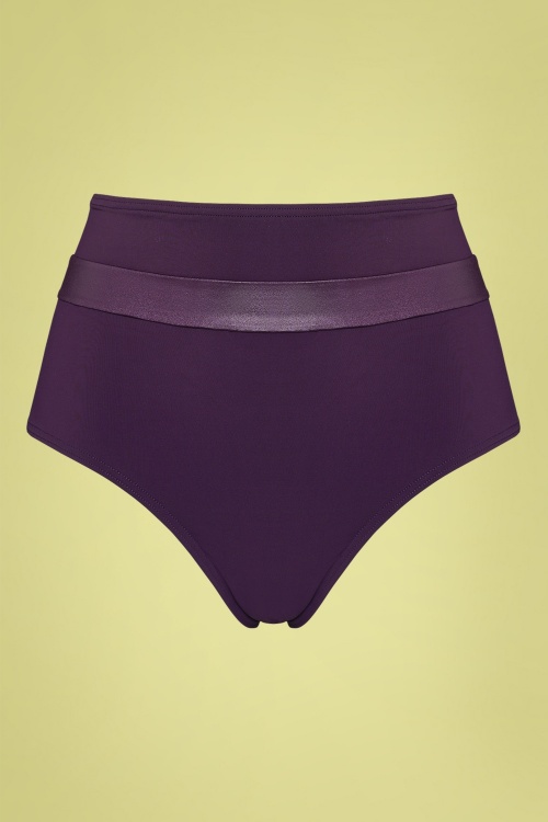 Marlies Dekkers CACHE COEUR HIGHWAIST - Bikini bottoms - purple/dark purple  - Zalando.de