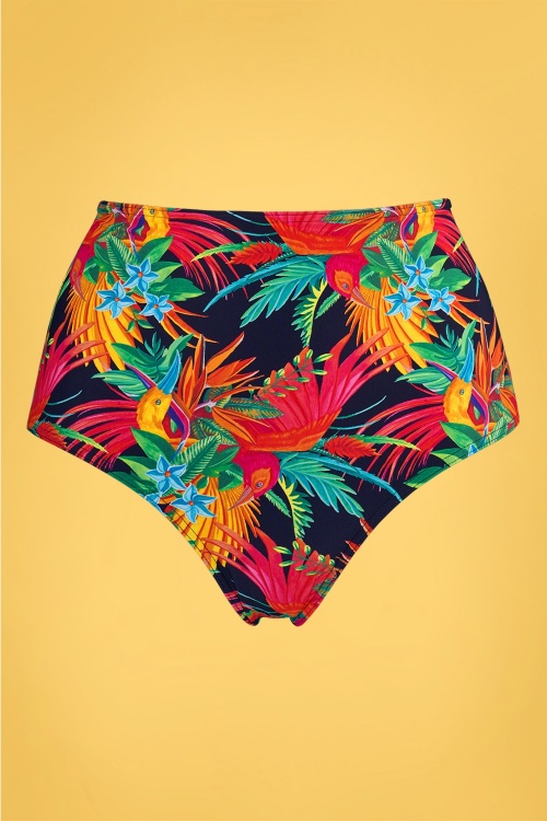 Marlies Dekkers - Culotte de bikini taille haute Hula Haka Rainforest en multicolore