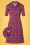 Lalamour 45199 Dress Floral Purple Pink 230217 502Z