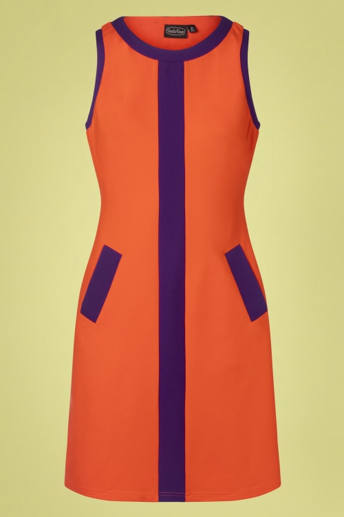 Vixen - Rachel Racer jurk in oranje