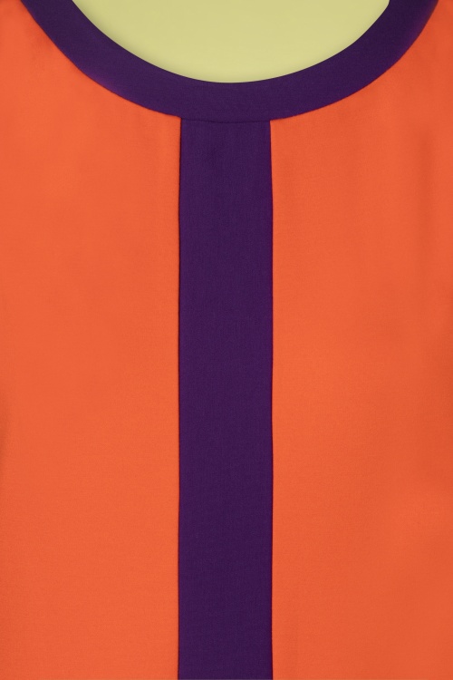 Vixen - Rachel Racer Dress in Orange 3