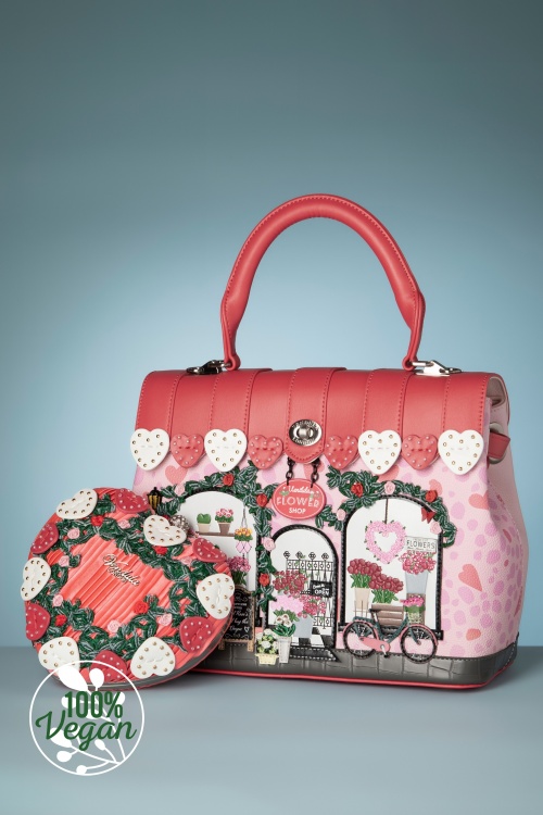 Vendula - The Flower Shop Grace tas in roze 6